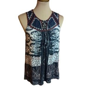Lucky Brand Bandana Print Tank Top